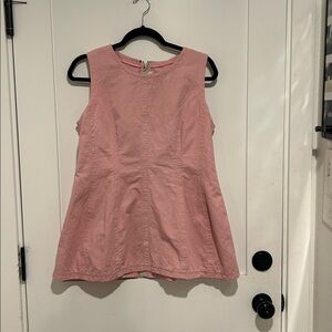 Authentic MARNI Pink Flare PeolumTank Top with Back Zipper SIZE 40